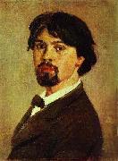 Vasily Surikov Self Portrait oil on canvas